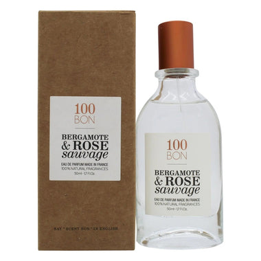 100BON Bergamote & Rose Sauvage Refillable Eau de Parfum 50ml Spray - QH Clothing