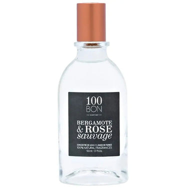 100BON Bergamote & Rose Sauvage Refillable Eau de Parfum Concentrate 50ml Spray - QH Clothing