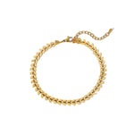18K Gold Arrow Chain Anklet - QH Clothing