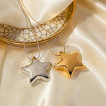 18K Gold Star Pendant Necklace - QH Clothing