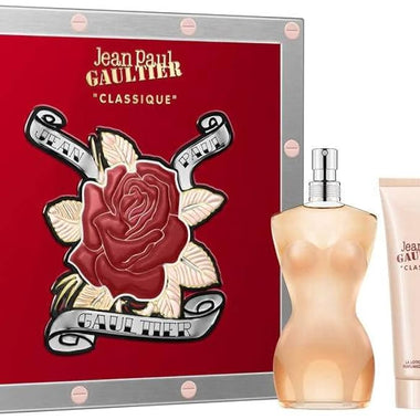 Jean Paul Gaultier Classique Gift Set 100ml EDT + 75ml Body Lotion + 6ml EDT - QH Clothing