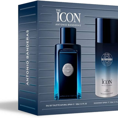 Antonio Banderas The Icon Gift Set 100ml EDT + 150ml Deodorant Spray