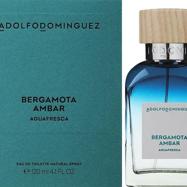 Adolfo Dominguez Agua Fresca Bergamota Ambar Eau de Toilette 120ml Spray - QH Clothing