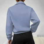 Autumn Women Clothing Loose Zip Collar Long Sleeve Sweatshirt Tops - Quality Home Clothing| Beauty