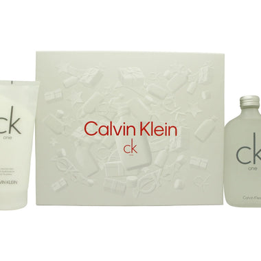 Calvin Klein CK One Gift Set 200ml EDT + 200ml Shower Gel - Christmas Edition - Quality Home Clothing| Beauty
