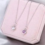 Elegant Solitaire Diamond Pendant Necklace for Daughters -  QH Clothing