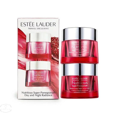 Estee Lauder Nutritious Super-Pomegranate Radiant Energy Moisture Gift Set 50ml Day Cream + 50ml Night Cream - QH Clothing