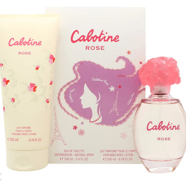Gres Parfums Cabotine Rose Gift Set 100ml EDT + 200ml Body Lotion - QH Clothing