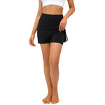 High Waist Anti-Exposure Yoga Culottes Quick-Drying Running Fitness Short Skirt Tennis Sports Shorts Summer - Quality Home Clothing| Beauty