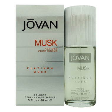 Jovan Musk For Men Eau De Cologne 88ml Spray - Platinum Musk - QH Clothing | Beauty