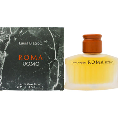Laura Biagiotti Roma Uomo Aftershave 75ml Splash - QH Clothing | Beauty