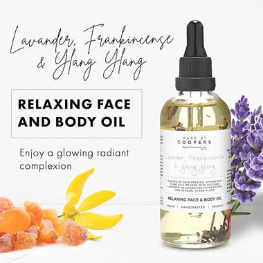 Made By Coopers Frankincense Ylang Ylang Relaxing Face & Body Oil 100ml - QH Clothing