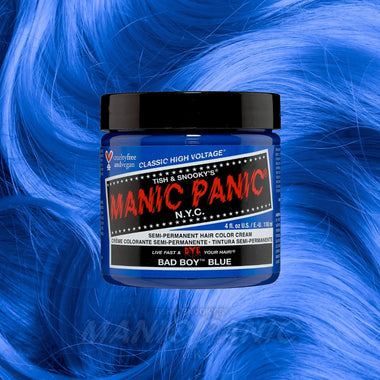 Manic Panic High Voltage Classic Semi-Permanent Hair Colour 118ml - Bad Boy Blue - QH Clothing