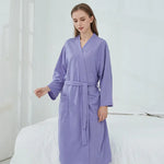 Sauna Clothes Women Thin Robe Long Couple Home Wear Hotel Bathrobe - Quality Home Clothing| Beauty