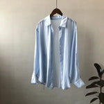 Shirt Women Summer Korean Shirt Light Thin Loose Sun Protection Clothing - Quality Home Clothing| Beauty