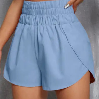 Spring Summer Ladies High Waist Elastic Loose Sports Casual Women Shorts - Quality Home Clothing| Beauty