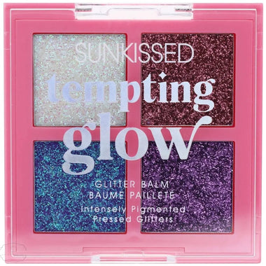 Sunkissed Tempting Glow Glitter Balm Eyeshadow Palette 6.4g - QH Clothing