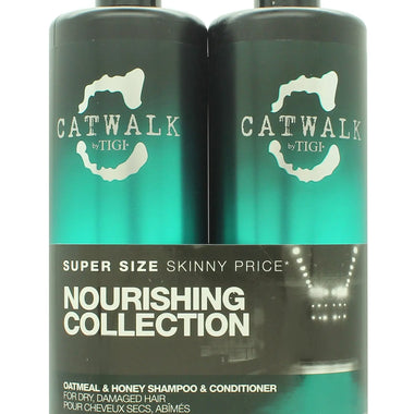 Tigi Duo Pack Catwalk Oatmeal & Honey 750ml Shampoo + 750ml Conditioner - QH Clothing