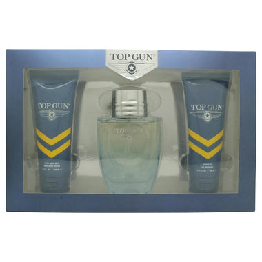 Top Gun Rivet Gift Set 100ml EDT + 100ml Shower Gel + 100ml Aftershave Balm - Quality Home Clothing| Beauty
