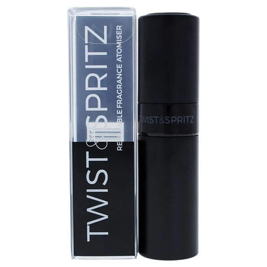 Twist & Spritz Refillable Atomiser Spray 8ml - Black - QH Clothing
