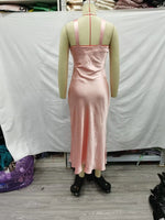 Winter Pink Halter Waist Tight Slimming Slit Dress Women Dress - Quality Home Clothing| Beauty