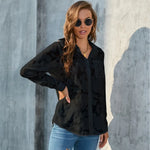 Women Clothing Loose Casual Chiffon Shirt Top with All Colors at Least - Quality Home Clothing| Beauty