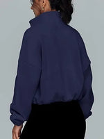 Women Clothing Polar Fleece Sports Jacket Velvet Stand Collar Zipper Jacket - Quality Home Clothing| Beauty