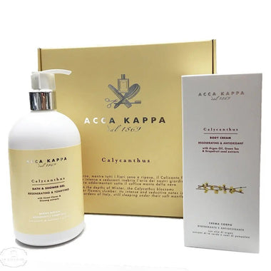Acca Kappa Calycanthus Gift Set 500ml Shower Gel + 300ml Body Lotion - QH Clothing