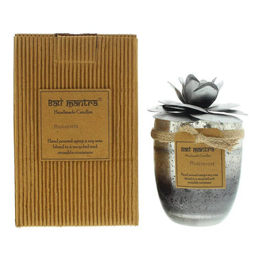 Bali Mantra Camellia Glass Silver Candle 500g - Redcurrant - QH Clothing
