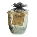 Bali Mantra Hibiscus Glass Silver Candle 500g - French Vanilla - QH Clothing