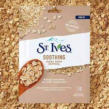 St. Ives Oatmeal Soothing Sheet Mask 23ml - 1 Sheet - QH Clothing