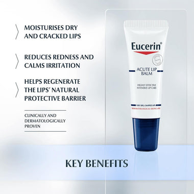 Eucerin Dry Skin Intensive Lip Balm 10ml - QH Clothing