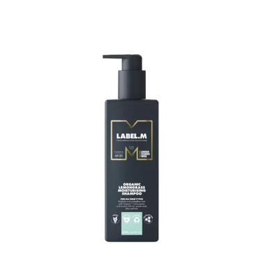 Label.m Organic Moisturising Lemongrass Shampoo 300ml - QH Clothing