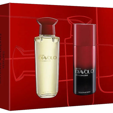 Antonio Banderas Diavolo For Men Gift Set 100ml EDT + 150ml Deodorant Spray