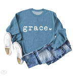 Grace Letter Graphic Jumper - Quality Home Clothing| Beauty