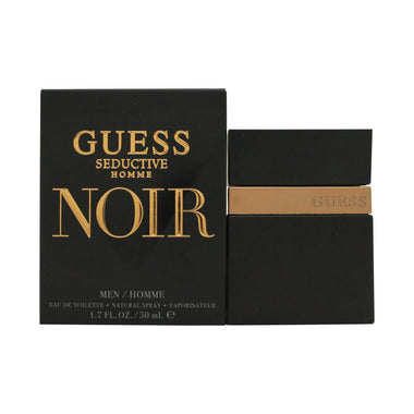 Guess Seductive Noir Homme Eau de Toilette 50ml Spray - Quality Home Clothing| Beauty