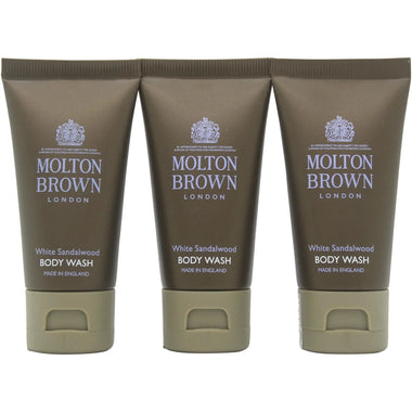 Molton Brown White Sandalwood Body Soap Gift Set 3 x 30ml - Quality Home Clothing| Beauty