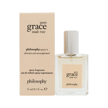 Philosophy Pure Grace Nude Rose Eau de Toilette 15ml Spray - Quality Home Clothing| Beauty