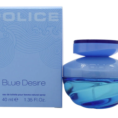 Police Blue Desire Eau de Toilette 40ml Spray - Quality Home Clothing| Beauty