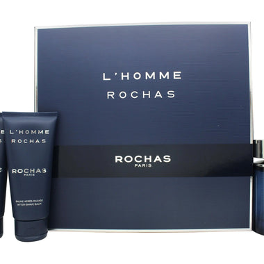 Rochas L'Homme Rochas Gift Set 100ml EDT + 100ml Shower Gel + 100ml Body Lotion - Quality Home Clothing| Beauty