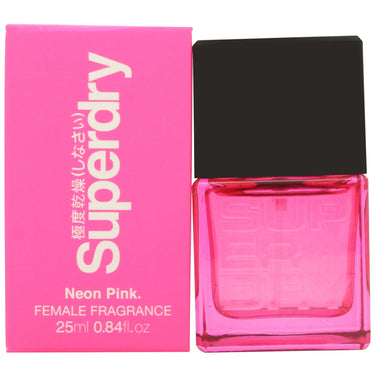 Superdry Neon Pink Eau de Cologne 25ml Spray - Quality Home Clothing| Beauty