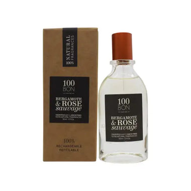 100BON Bergamote & Rose Sauvage Refillable Eau de Parfum Concentrate 50ml Spray - Fragrance