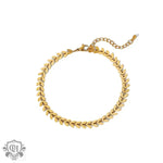 18K Gold Arrow Chain Anklet - QH Clothing