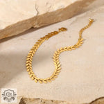 18K Gold Arrow Chain Anklet - QH Clothing