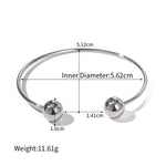 18K Gold Fashionable Simple Ball Design Bracelet - QH Clothing