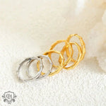 18K Gold Bamboo-inspired Versatile Ring - QH Clothing