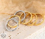 18K Gold Bamboo-inspired Versatile Ring - QH Clothing