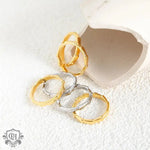 18K Gold Bamboo-inspired Versatile Ring - QH Clothing