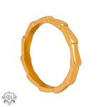 18K Gold Bamboo-inspired Versatile Ring - QH Clothing