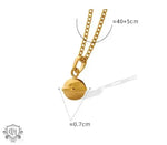 18K Gold Bell Pendant Necklace - QH Clothing